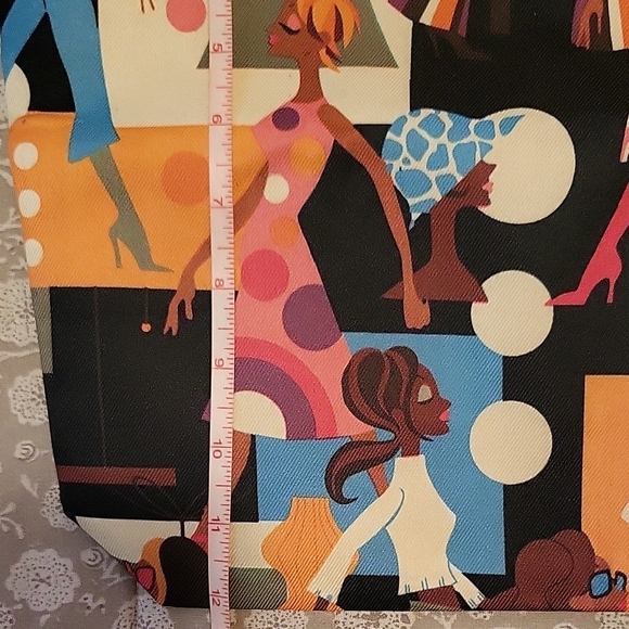 NEW Fancy Stylish Ladies on a Colorful Tote Bag, Beach or Travel! - Picture 5 of 13